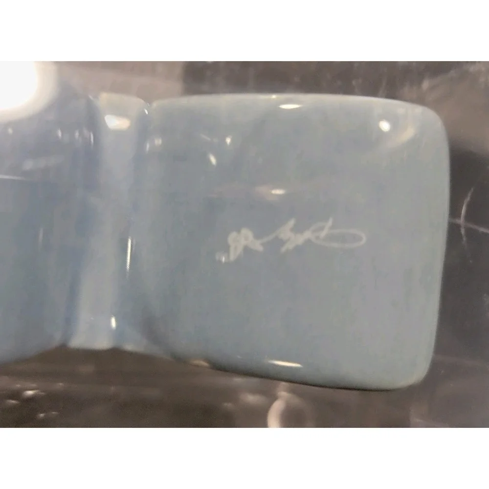 Dolly Parton Blue BUTTERFLY SALT & PEPPER SET  Shakers KITCHEN CERAMIC